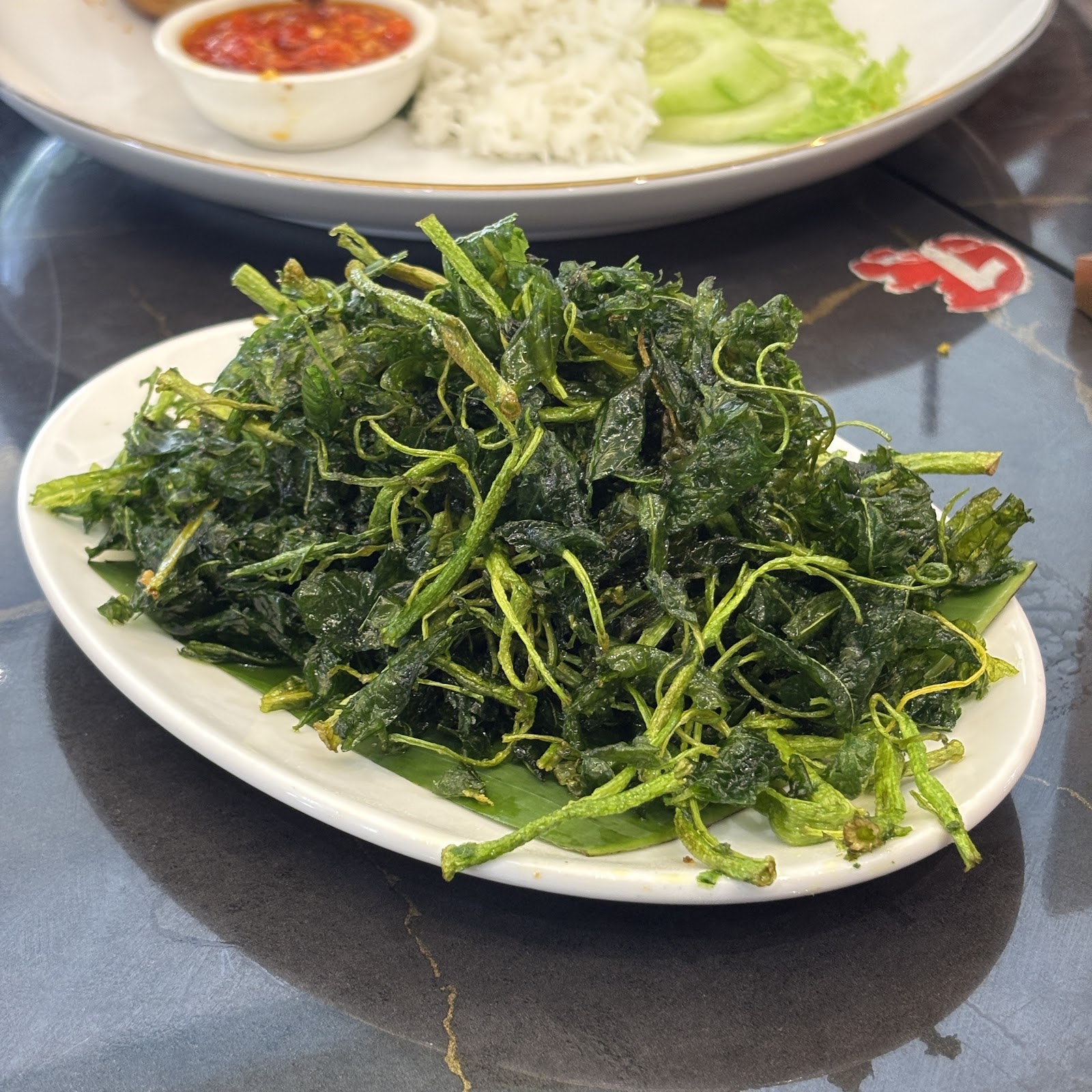 Jukut Goreng Fried Kangkung (Water Spinach)